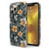 Custom Initials Tropical Hibiscus Flowers iPhone Case